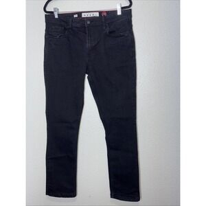 Artful Rebel Mens Straight-Leg Black Jeans, Streetwear - Size 34X30